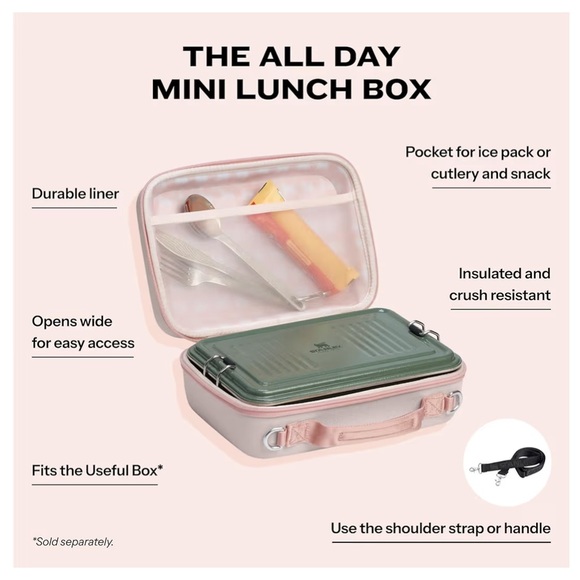 Stanley Light Pink Lunch Bag Mini - Picture 7 of 9